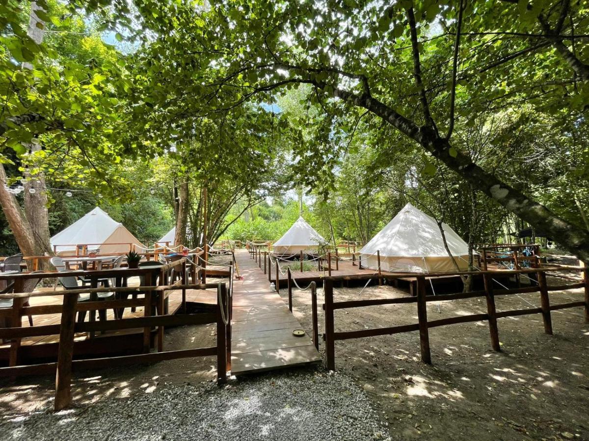 River Tribe Glamping Laino Borgo Eksteriør billede