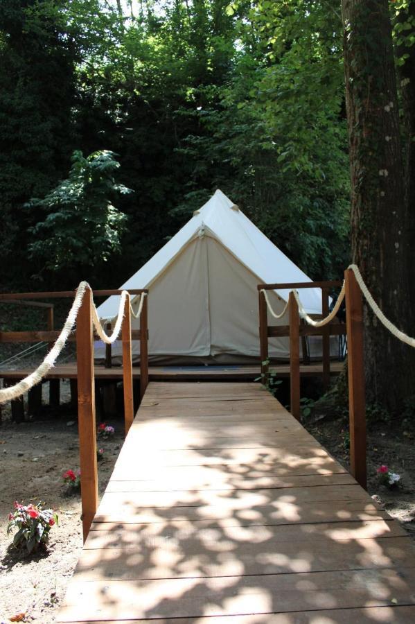 River Tribe Glamping Laino Borgo Eksteriør billede